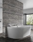 Brand New Bathstore Daintree Back to Wall Bath with Panel - 1700 x 800mm RRP £460 **No Vat**