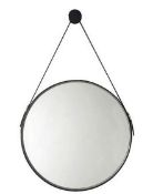 Brand New Boxed Bathstore Noir 600mm Round Mirror RRP £130 **No VAT**
