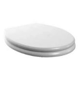 Brand New Boxed Bathstore Whitechapel Wooden Toilet Seat - White RRP £130 **No Vat**