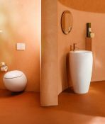 Ilbagnoalessi By Laufen Toilet and Washbasin Sink Bathroom Set. RRP £3500