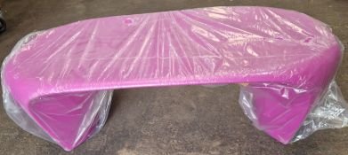 Lily Coffee Table Pixie Bench Plastic Material Purple Coffee Table - Matt - MyYour. RRP £650