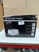 Russell Hobbs Inspire White 4 Slice Toaster. RRP £60. Grade U