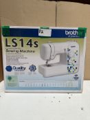 Brother LS14S Compact Free Arm Sewing Machine. RRP £80. Grade U
