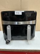 Tower Dual Basket Air Fryer. RRP £100. Grade U