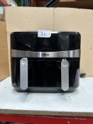 Tower Dual Basket Air Fryer. RRP £100. Grade U