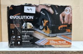 Evolution 185mm TCT Circular Saw. RRP £180. Grade U