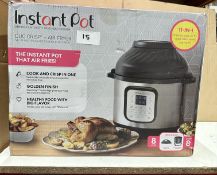 Instant Pot Duo Crisp and Air Fryer. RRP £150. Grade U