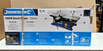 Silverline Bench Planer 150mm. RRP £200. Grade U