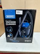 Draper Wet and Dry Vacuum Cleaner. RRP £120. Grade U