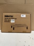 Bontec Adjustable Metal Monitor Stand. RRP £30. Grade U