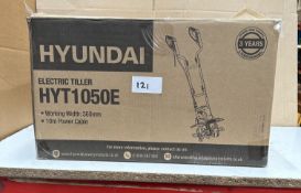 Hyundai Electric Tiller. RRP £200. Grade U