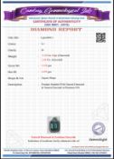 Beautiful 2.68 CT Natural Emerald Pendant With Diamonds & Platinum 950