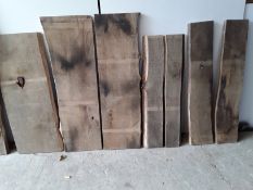 14x Hardwood Dry Sawn Waney Edge English Chestnut Boards / Planks