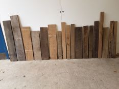 18x Hardwood Dry Sawn English Oak Timber Boards / Planks