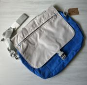 Blue and Grey Laptop Bag