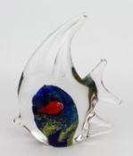 Vintage Glass Fish in Fish Sculpture