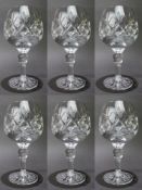 Set of 6 Tudor Crystal Glasses