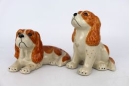 Vintage Staffordshire Dog Salt & Pepper