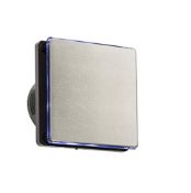 Knightsbridge EX004H LED Backlit Extractor Fan With Humidistat and Overrun Timer In Stainless Ste...