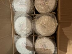 Six Large Christmas Tealight Holders