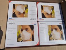 4x Boxes Honeywell SuperOne V2 ip2 FFP3 Half Mask Filter, 12 Packs of 16 Units Each Per Box