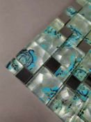 2 Square Metres - High Quality Glass/Stainless Steel Mosaic Tiles