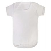 36x Baby Short Sleeved Body Suits, White, Pink, Grey, Red & Black