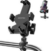 iMESTOU Aluminium Motorcycle Phone Mount U-Bolt Handlebar 1