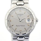 Longines / Conquest Perpetual Calender - Gentlemen's Steel Wristwatch
