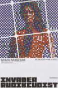 Invader (b. 1969) From (Rubikcubist) Series, Miss Mademoiselle Francoise, Invader, 2021