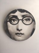 Fornasetti Style - 10 inch (25.5cm) Wall Plate, LINA, Variazioni LINA (Finding Inspiration)