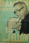 Billy Childish (Born 1959) British, 'Damian Hirst Is A Funny Fellow', 2011