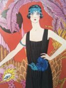 George Barbier (1921 La Gazette du Bon Ton) ‘Suzanne et la Pacifique’ Giclee modern Art Print