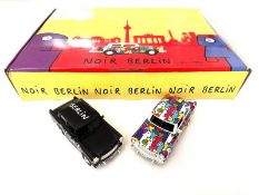 Thierry Noir (b.1958) Pair of ‘HEADS’ Berlin Trabant cars in Colours By Thierry Noir In Box, 1994