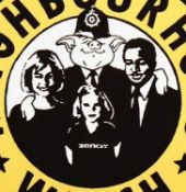 Banksy (B 1974) ‘Window’ Neighbourhood Watch Sticker, 2005, Condition Is Excellent.