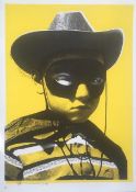 Paul Insect (B 1971) Big Head, signed limited edition screen print, published by Pictures On Wall...