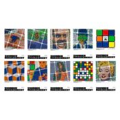 Invader (b. 1969) From (Rubik Bad Men) Rubik Kubrik II - The Shining (Jack) Nicholson, 2007