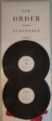 New Order Substance Vinyl Record LP. Embossed UK 1987