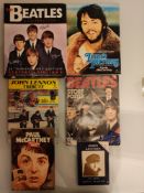 A Collection of 6X The Beatles and Related Books.
