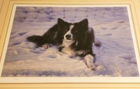 Renowned Steven Townsend Signed Mac The Collie Limited Edition Print.