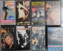 A Collection of 24 x Vintage Music/Video VHS Cassettes