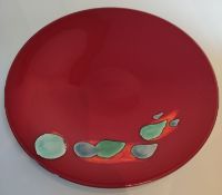 A Poole Odyssey Living Glaze Pottery Charger.