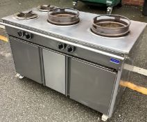Title: Indian/Chinese Gas CookerDescription: Indian/Chinese Gas Cooker, Not Tested.Collection or