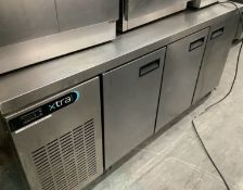 Title: Foster 3 Door Undercounter FridgeDescription: Foster 3 Door Undercounter Fridge, Tested.