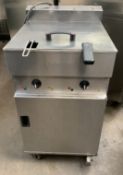 Title: Valentine Double Basket 3 Phase FryerDescription: Valentine Double Basket 3 Phase Fryer,