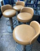 Title: 4 Heavy a Duty Swivel High StoolsDescription: 4 Heavy Duty Swivel High StoolsCollection Only.