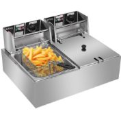 Title: Brand New Double Electric FryerDescription: Brand New Double Electric Fryer.Postage to be