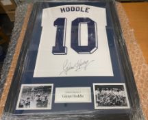 Glenn Hoddle Signed Framed Shirt