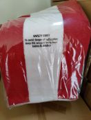 Luxury Red and White Large Towels