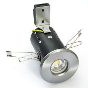 6 x Brand New Green Brook Electrical Leo Range Fire Rated Downlight